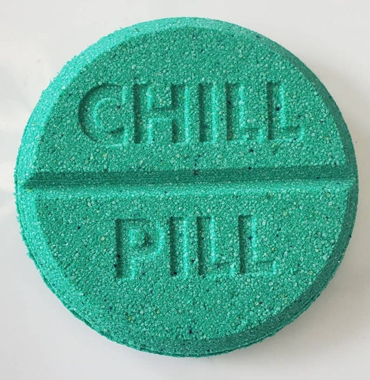 Chill Pill, Eucalyptus, Peppermint, Relax, Bath Bomb