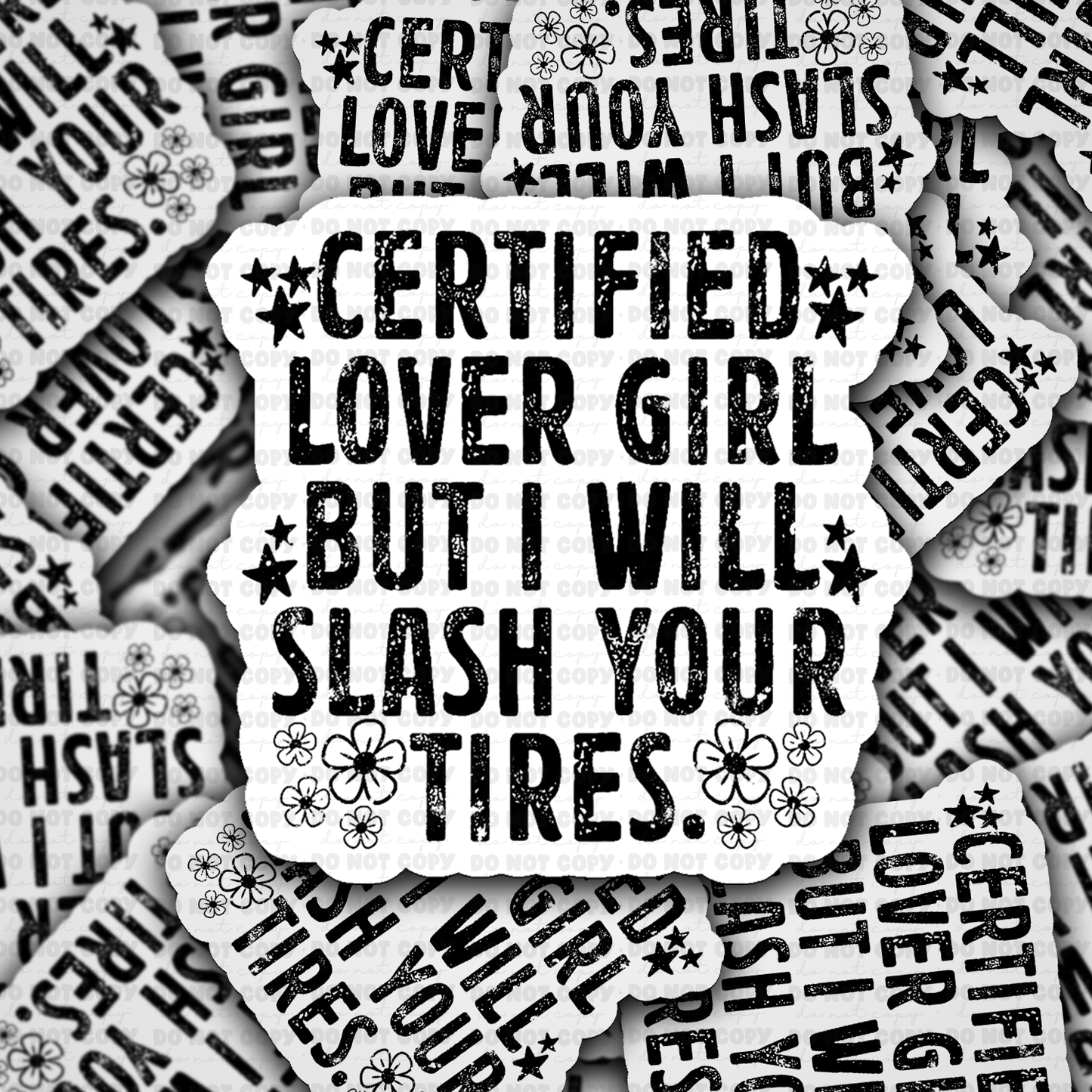Certified Lover Girl Sticker