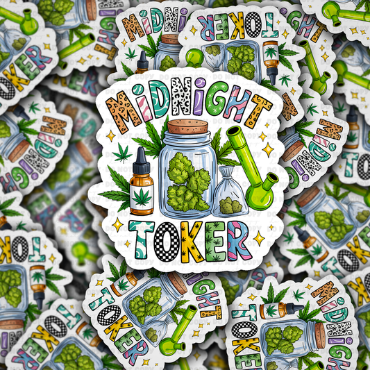 Midnight Toker Sticker