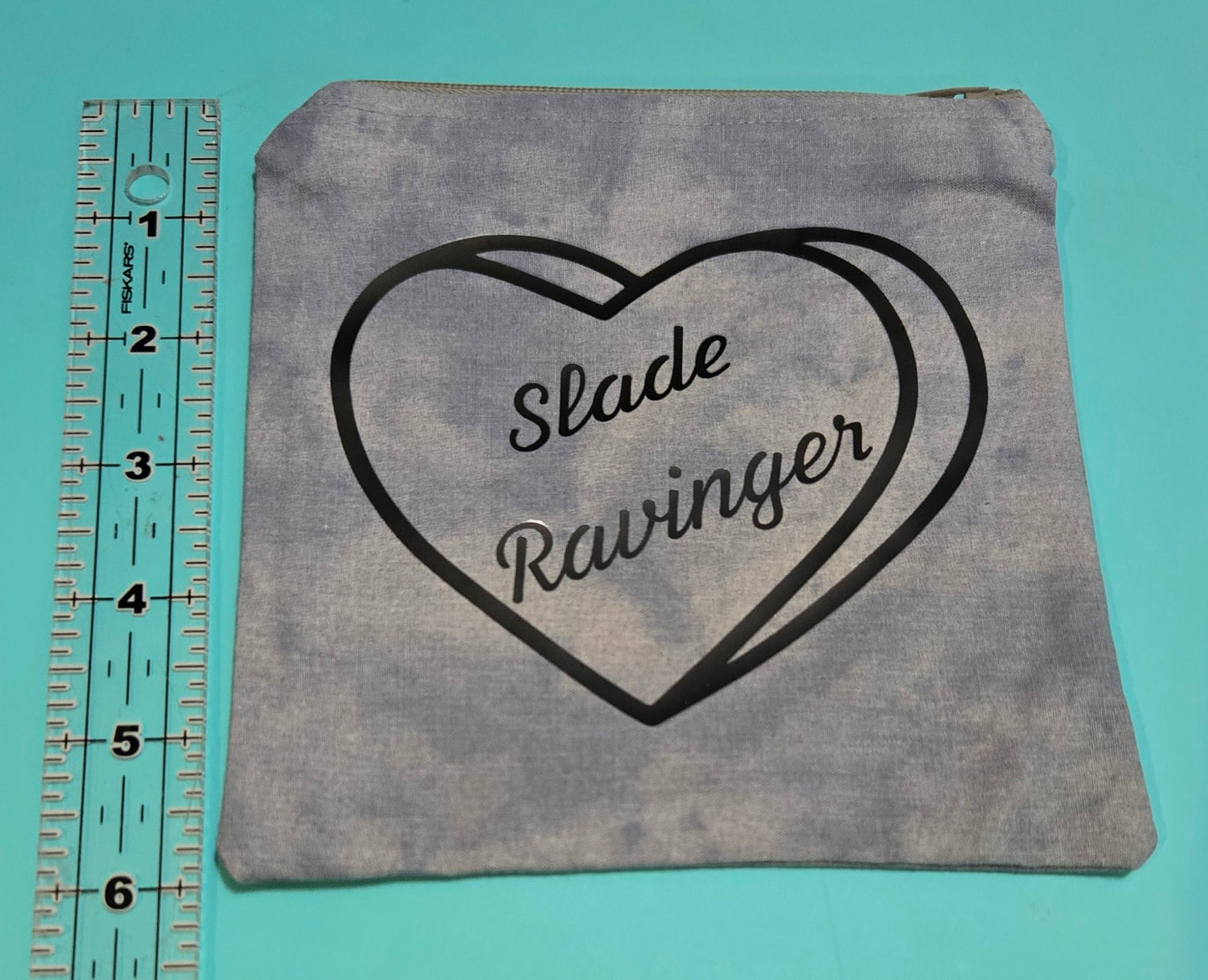 Upcycled Fabric Zipper Pouch || Repurposed Textile