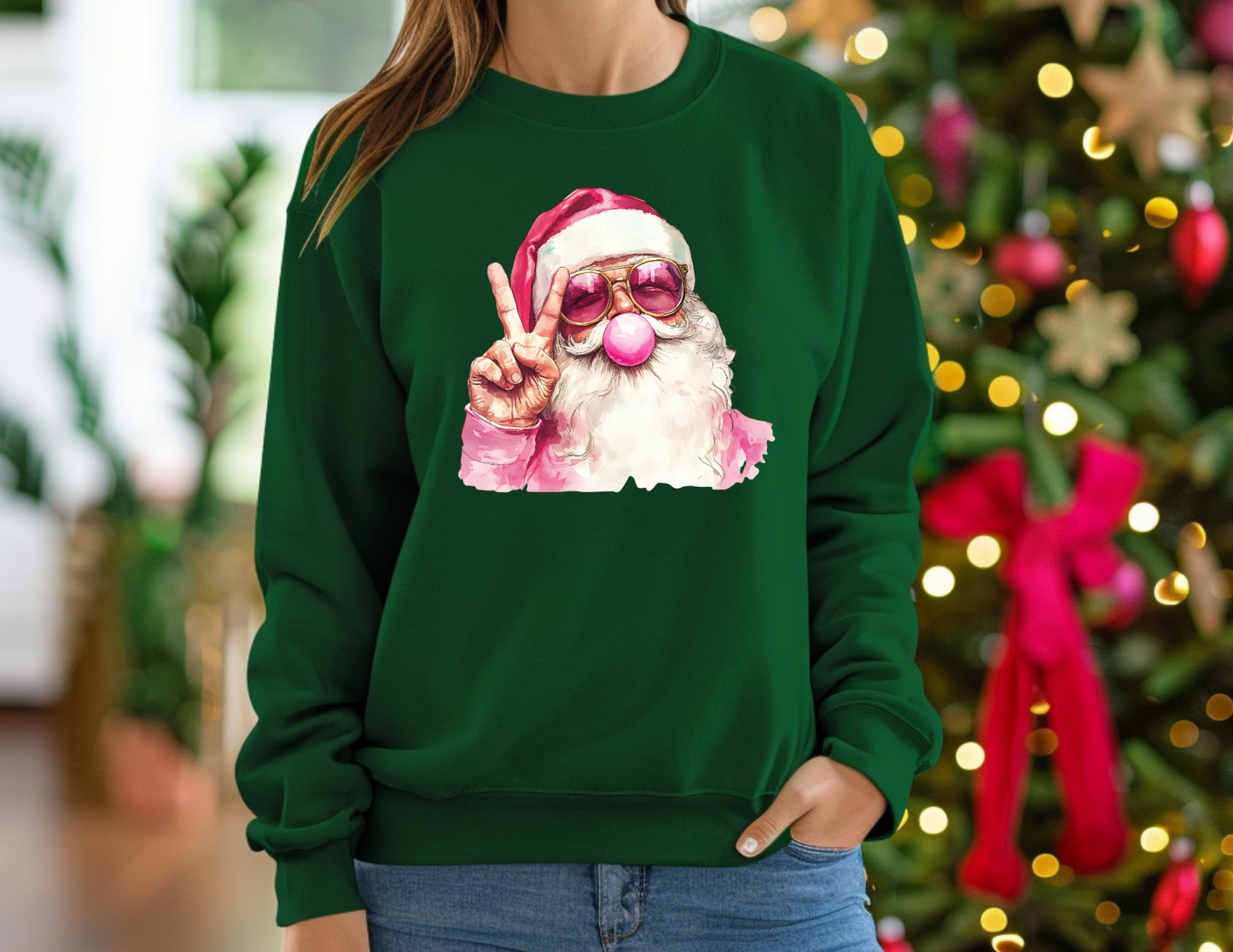 PREORDER Peace Santa Crewneck