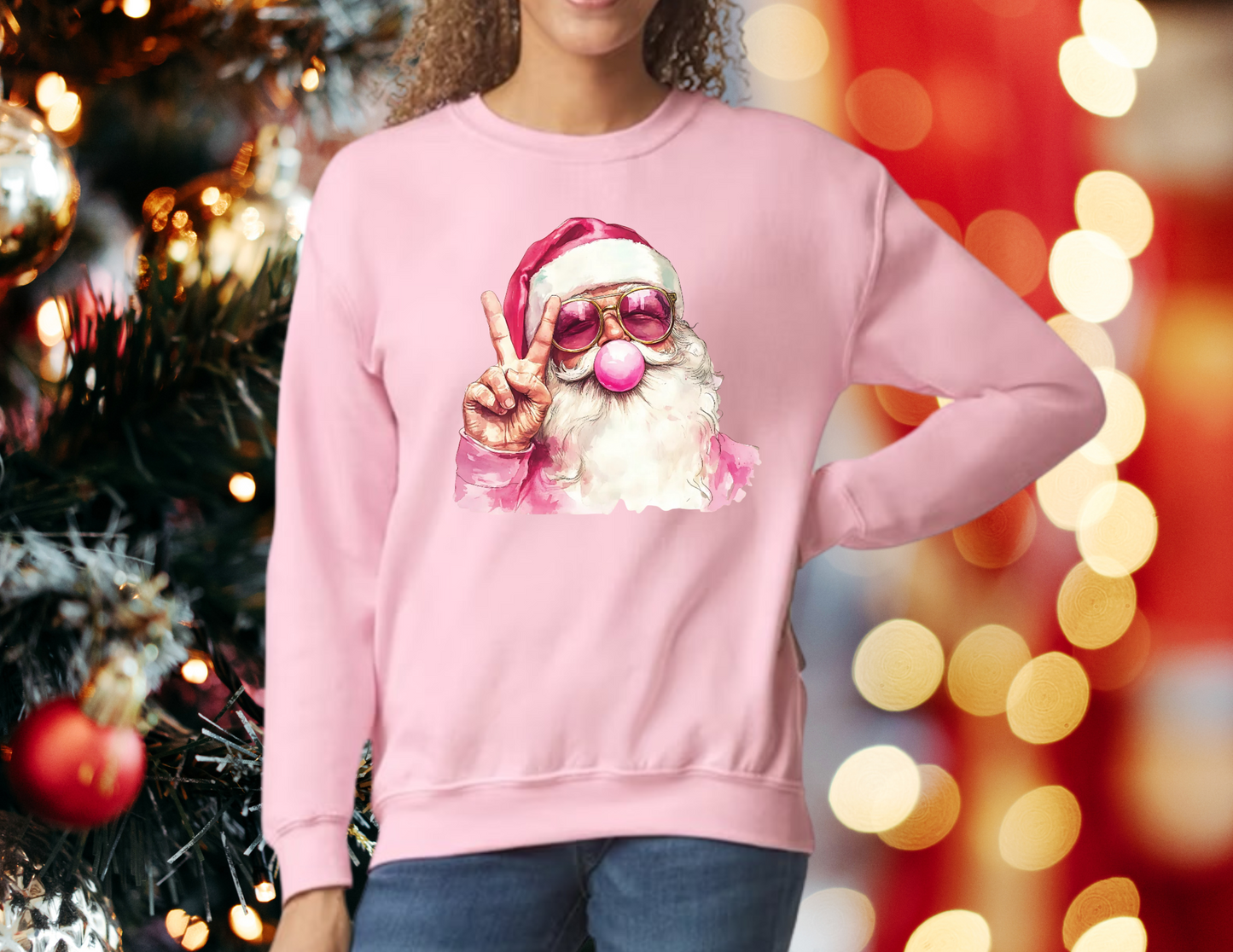 PREORDER Peace Santa Crewneck