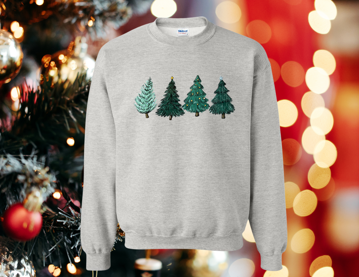 PREORDER Snowy Trees Crewneck