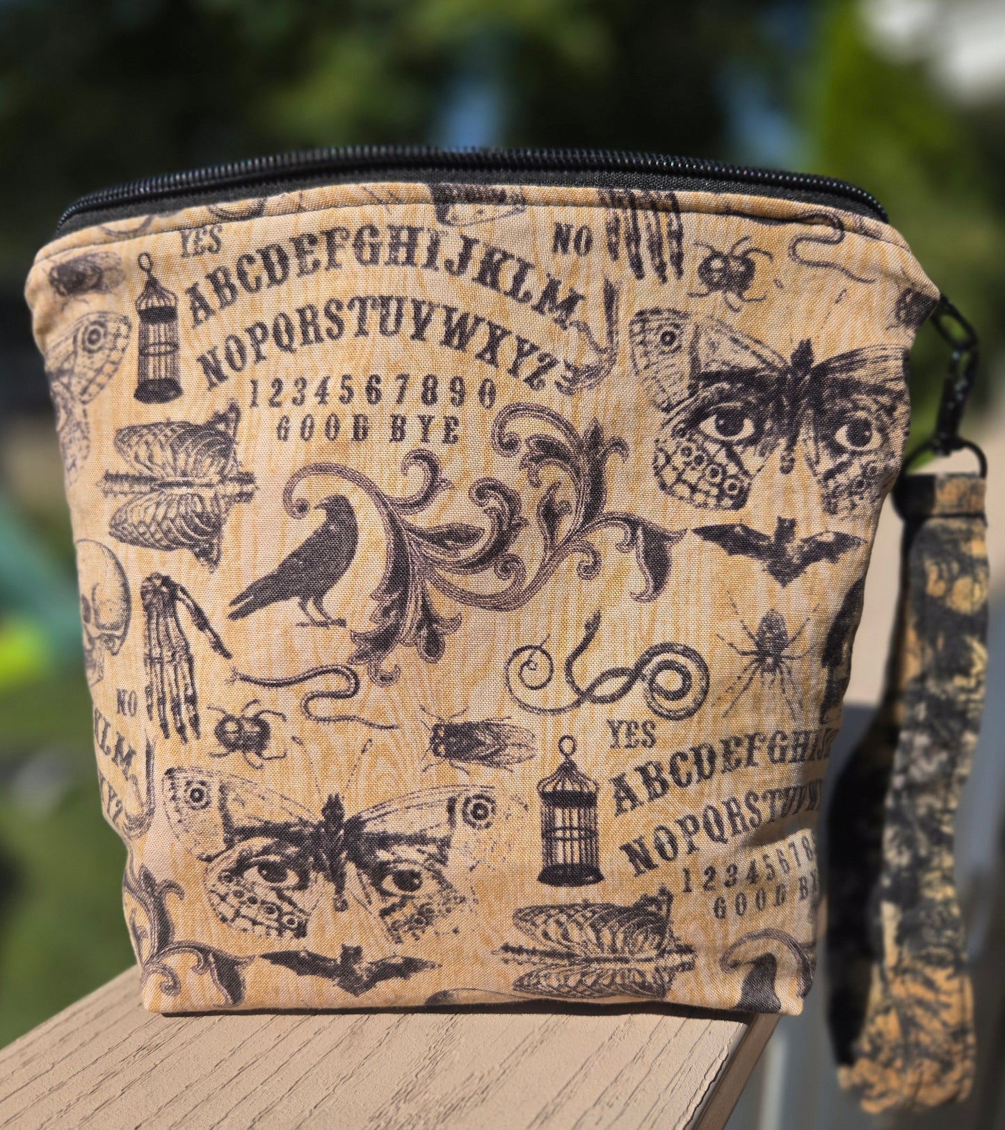 Three Piece Cosmetic Bag Set || Upcycled